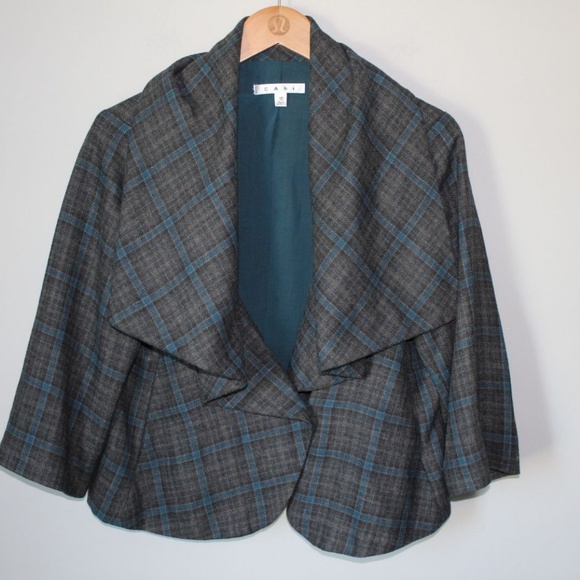CAbi #916 Court Plaid Single Jacket HW4706 - Picture 2 of 6